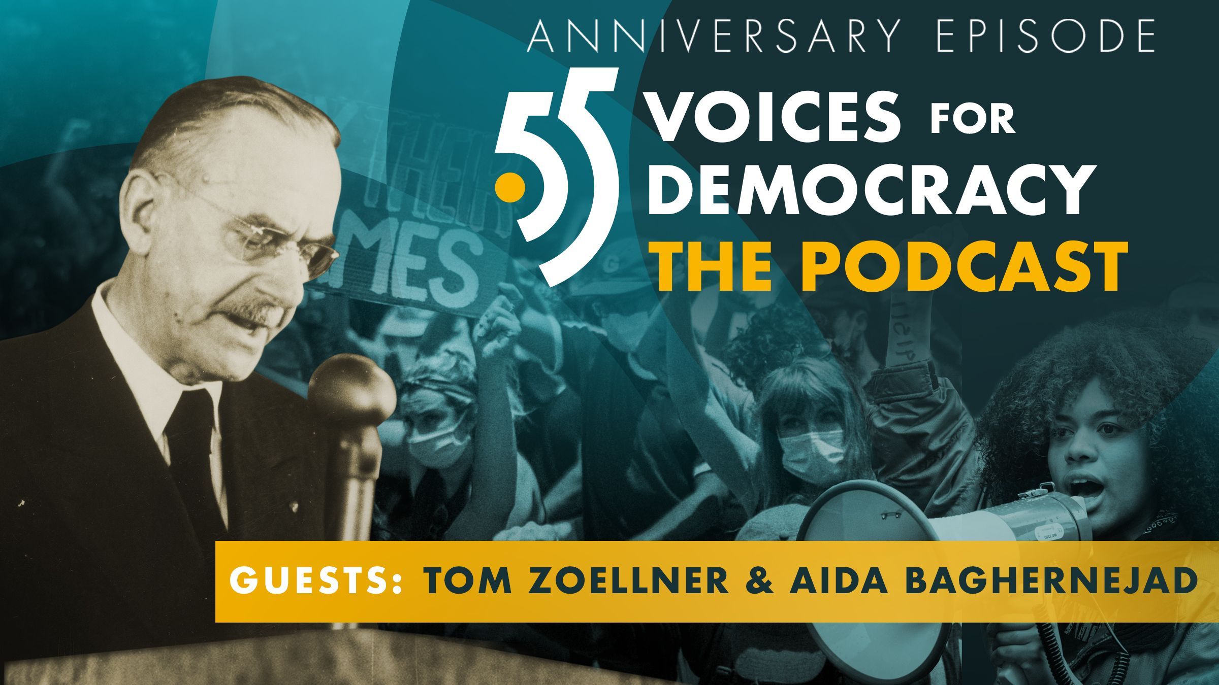 Anniversary Episode: One Year of 55 Voices for Democracy Podcast