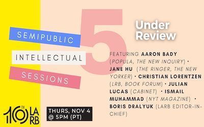 Semipublic Intellectual Sessions: “Under Review”